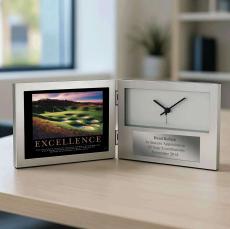 Excellence Golf Desk Clock - Excellence
