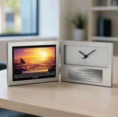 Sky's The Limit Desk Clock - Personalized Gifts