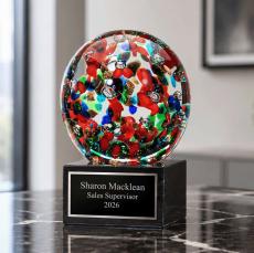 Kaleidoscope Art Glass Award - Glass Trophies