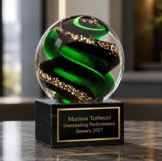 Serpentia Art Glass Award - Glass Trophies