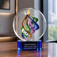 Celestial Art Glass Award - Glass Trophies