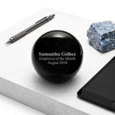 Ebony Crystal Paperweight - Crystal Awards