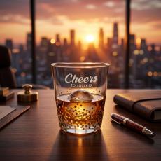 Personalized 10oz Celebration On the Rocks Glass - Barware
