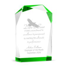 Faceted Milestone Crystal Award - New Awards