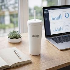 Employee Wellness Gift 18oz Eco Slim Tumbler - Corporate Gifts
