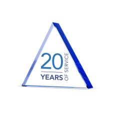 Years of Service Personalized Triangle Mini Rave - New Awards