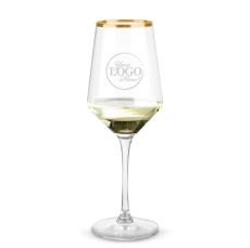 Gold Rimmed Wine Glass - Executive Gifts