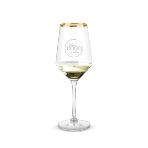 Corporate Gifts - Barware - Gold Rimmed Wine Glass