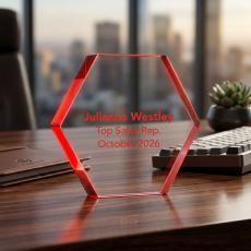 Personalized Hexagon Mini Rave - New Awards
