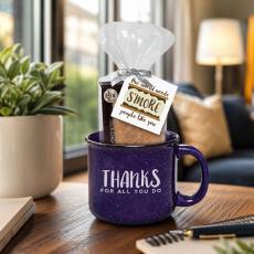 Thanks for All You Do 15oz Camp Mug & S'Mores Gift Set - Drinkware