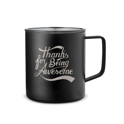 Corporate Gifts - Drinkware - Vacuum Insulated - Camp & Travel Mugs - Personalized Appreciation Gift 14oz Stainless Steel Camp Mug