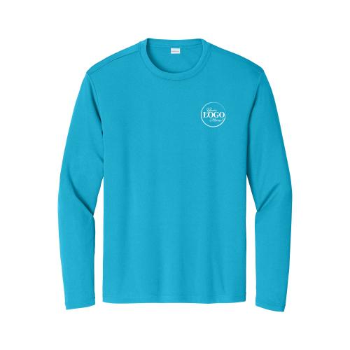 Essential Performance Long Sleeve Tee Corporate Gifts - Apparel - Essential Performance Long Sleeve Tee