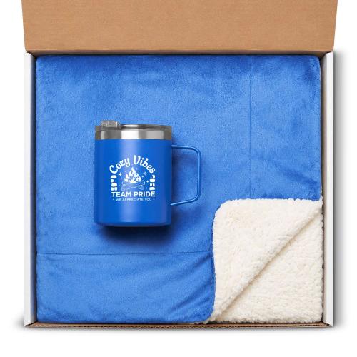 Corporate Gifts - Employee Gifts - Gift Sets - Sherpa Blanket Gift Box Set