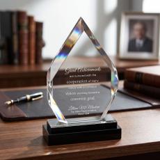 Brilliant Flame Acrylic Award - Acrylic Awards