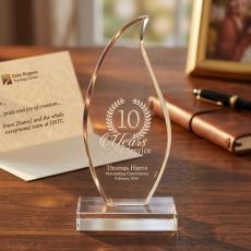Exceptional Flame Acrylic Award - Acrylic Awards
