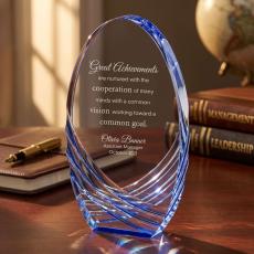 Sapphire Axis Acrylic Award - Acrylic Awards