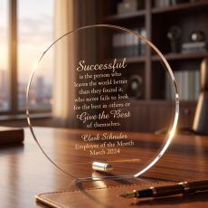 Orbit Pin Acrylic Award - Acrylic Awards