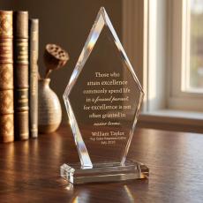 Beveled Diamond Acrylic Award - Diamond Awards