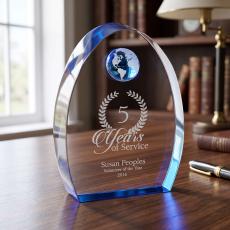 World of Gratitude Acrylic Award - Acrylic Awards