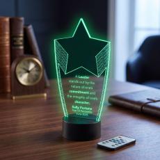 Shooting Star Light-Up Acrylic Award - Star Awards