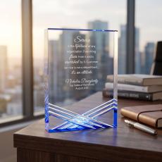 Sapphire Matrix Acrylic Award - Acrylic Awards