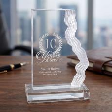 Sculpted Wave Acrylic Award - Acrylic Awards
