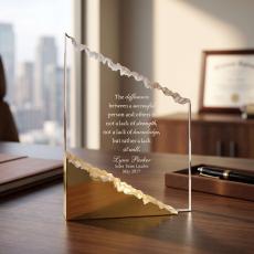 Gold Apex Acrylic Award - Corporate Gifts