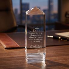 Building Teamwork Acrylic Award - Teamwork
