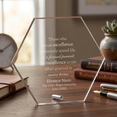 Facet Pin Acrylic Award - Awards & Recognition
