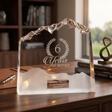 Frosted Peak Crystal Award - Crystal Awards