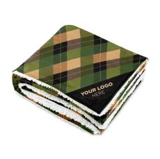 Custom Sherpa Blanket Holiday Gift - Blankets