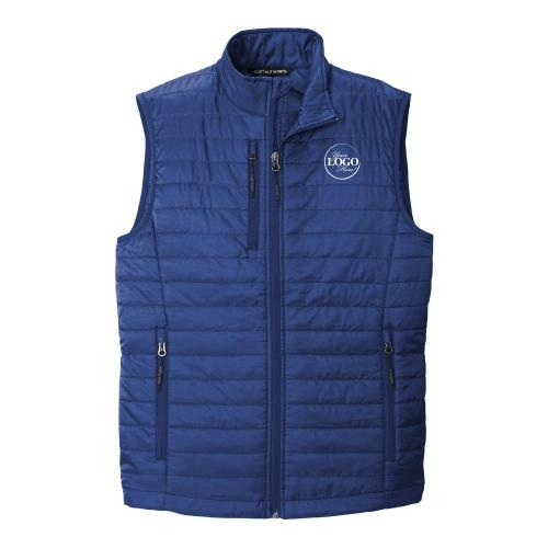Custom Mens Packable Puffy Vest Corporate Gifts - Apparel - Custom Mens Packable Puffy Vest