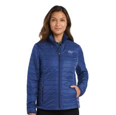 Custom Womens Packable Puffy Jacket - Jackets