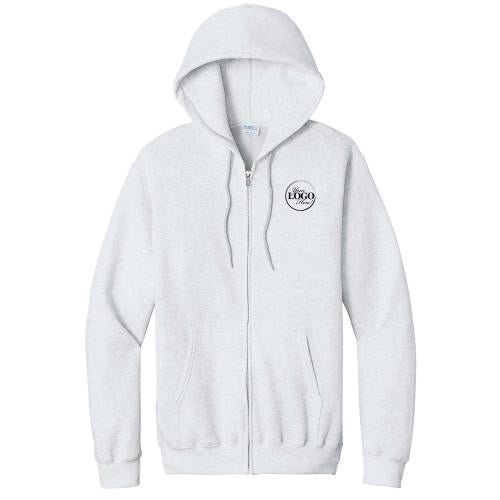 Corporate Gifts - Apparel - Sweatshirts & Hoodies - Custom Essential Full-Zip Hoodie