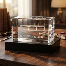 Be The Bridge 3D Crystal Award - Price $25 to $50