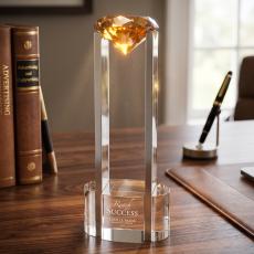 Floating Gem Crystal Award - Crystal Awards