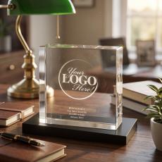 Custom XL 3D Crystal Award - Crystal Awards