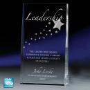 Leadership Wedge Glass Award