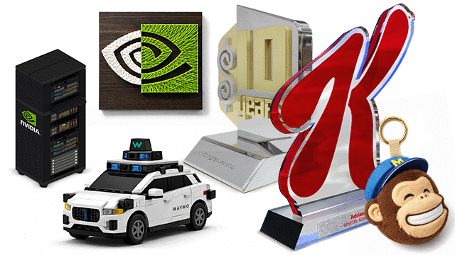 Custom corporate gifts and rewards examples
