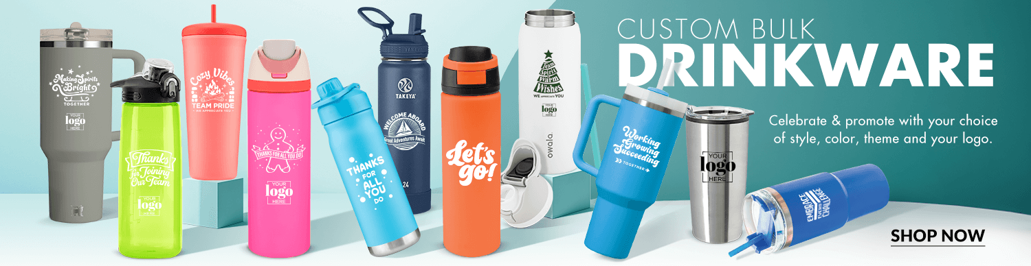 Personalized Drinkware Gifts - CHOOSE YOUR STYLE and COLOR then CUSTOMIZE