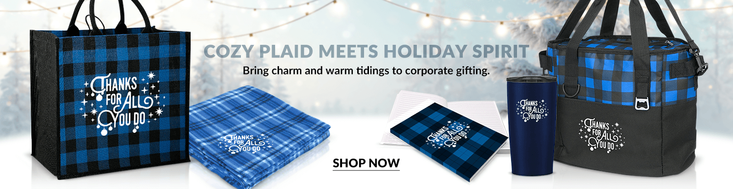 Holiday Gifts in Wrapped Plaid