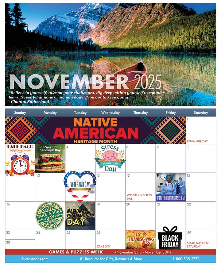 November 2024 Calendar With Holidays 4 Days Printable Diann Florina