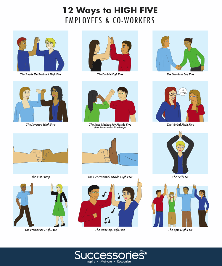 12 Ways to High Five Employees and Co-Workers