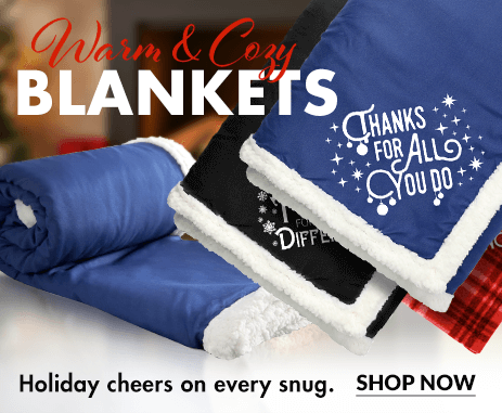 Corporate Holiday Gifts - Custom Blankets